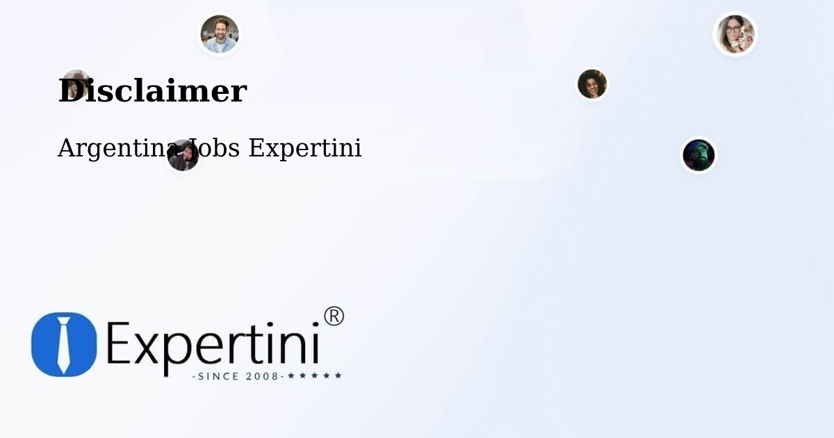 Disclaimer – Río Colorado - Argentina Jobs Expertini