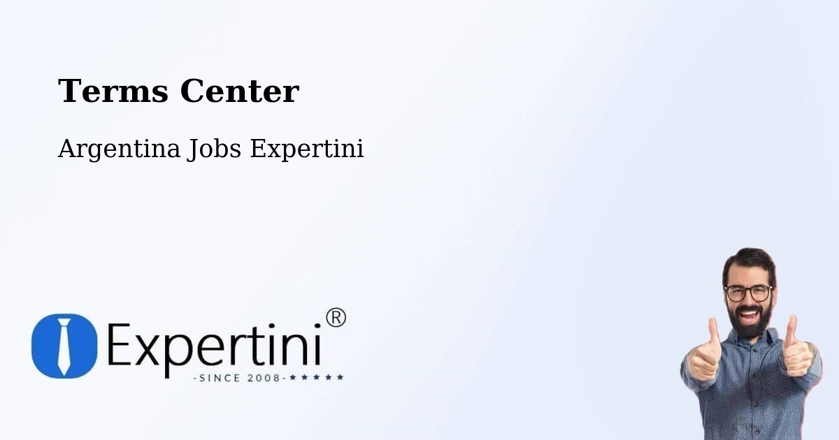 Terms of Service – Río Colorado - Argentina Jobs Expertini